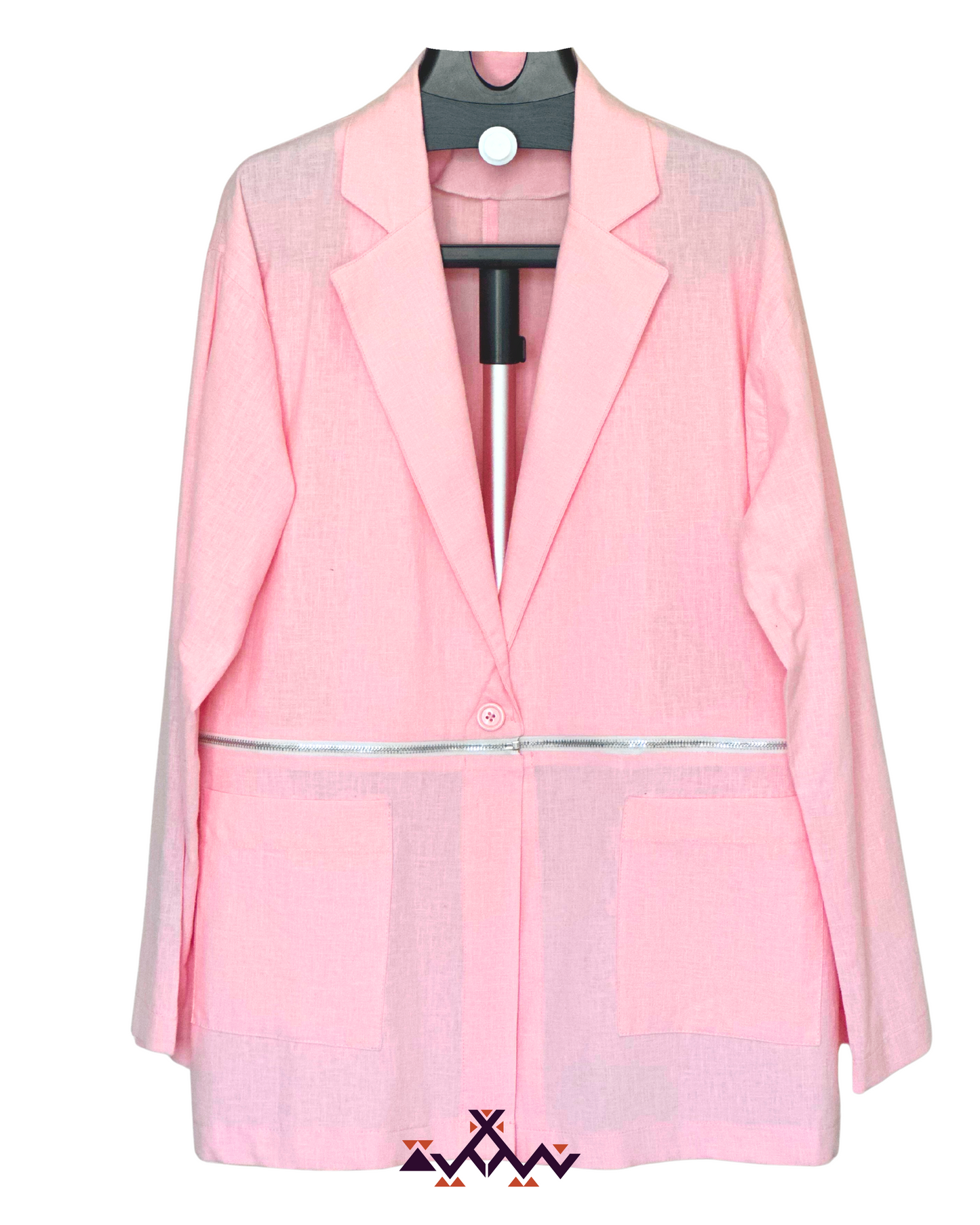 Nyllya Rose Breeze Zipper Blazer