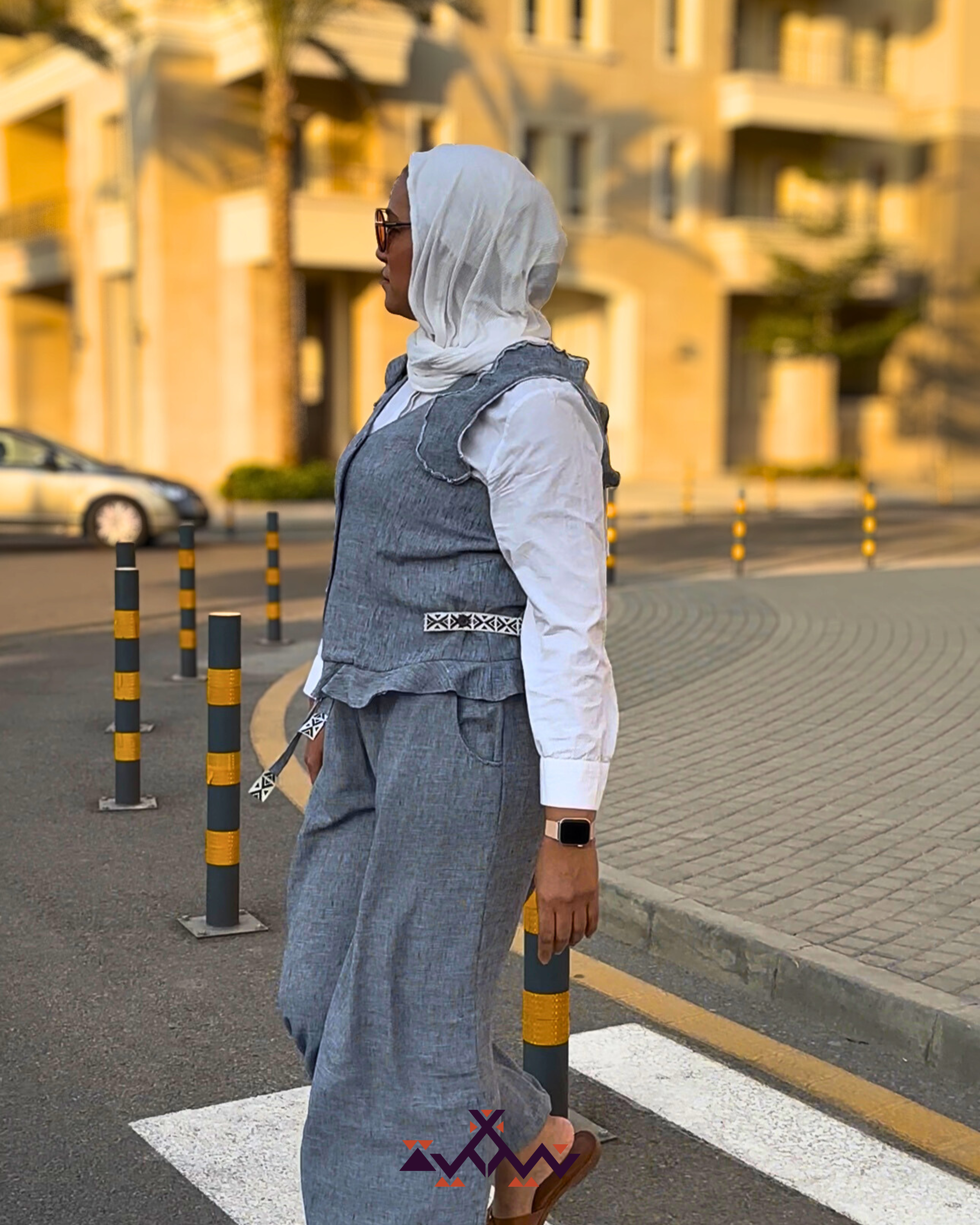 Nyllya Silver Haze waist coat