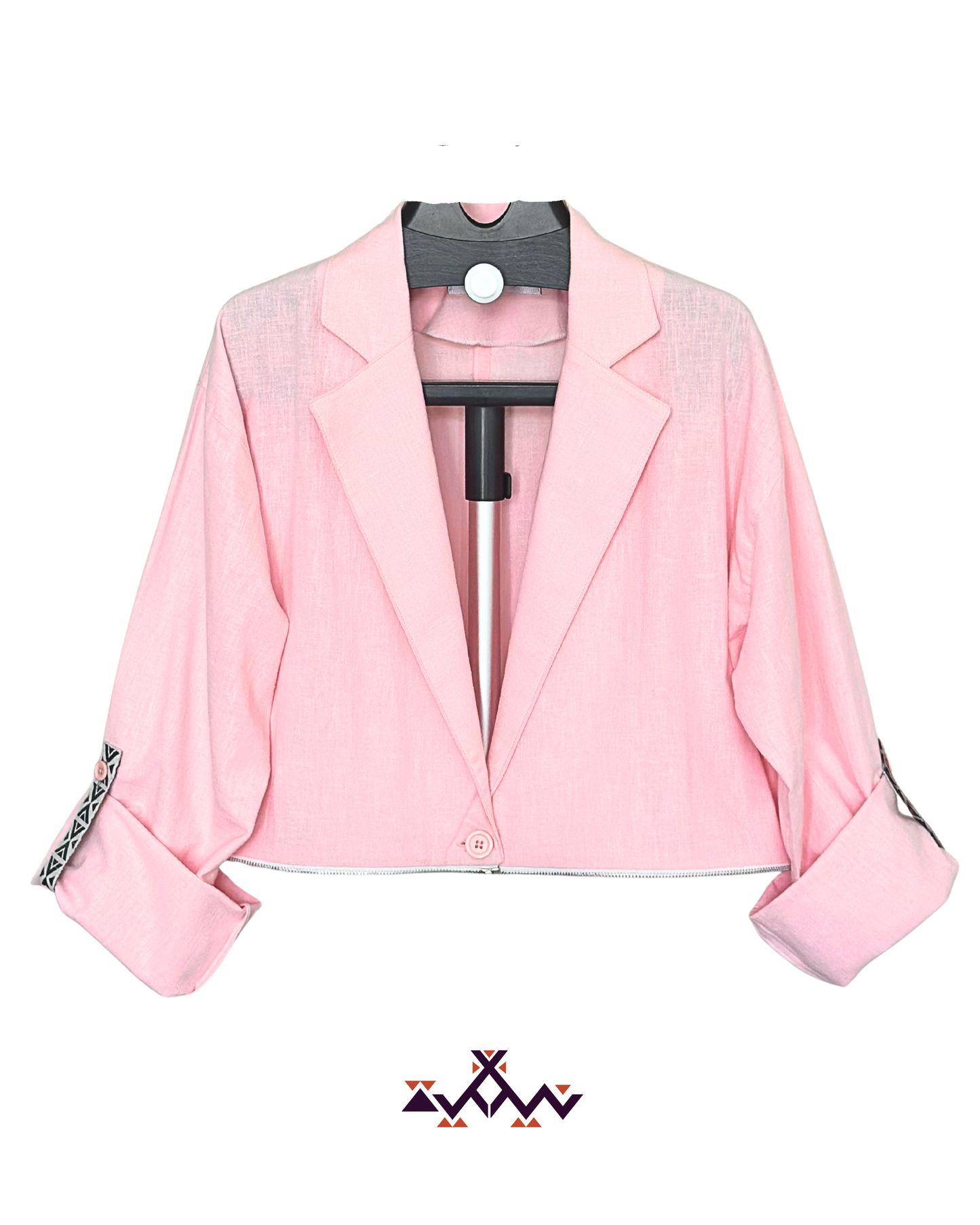 Nyllya Rose Breeze Zipper Blazer