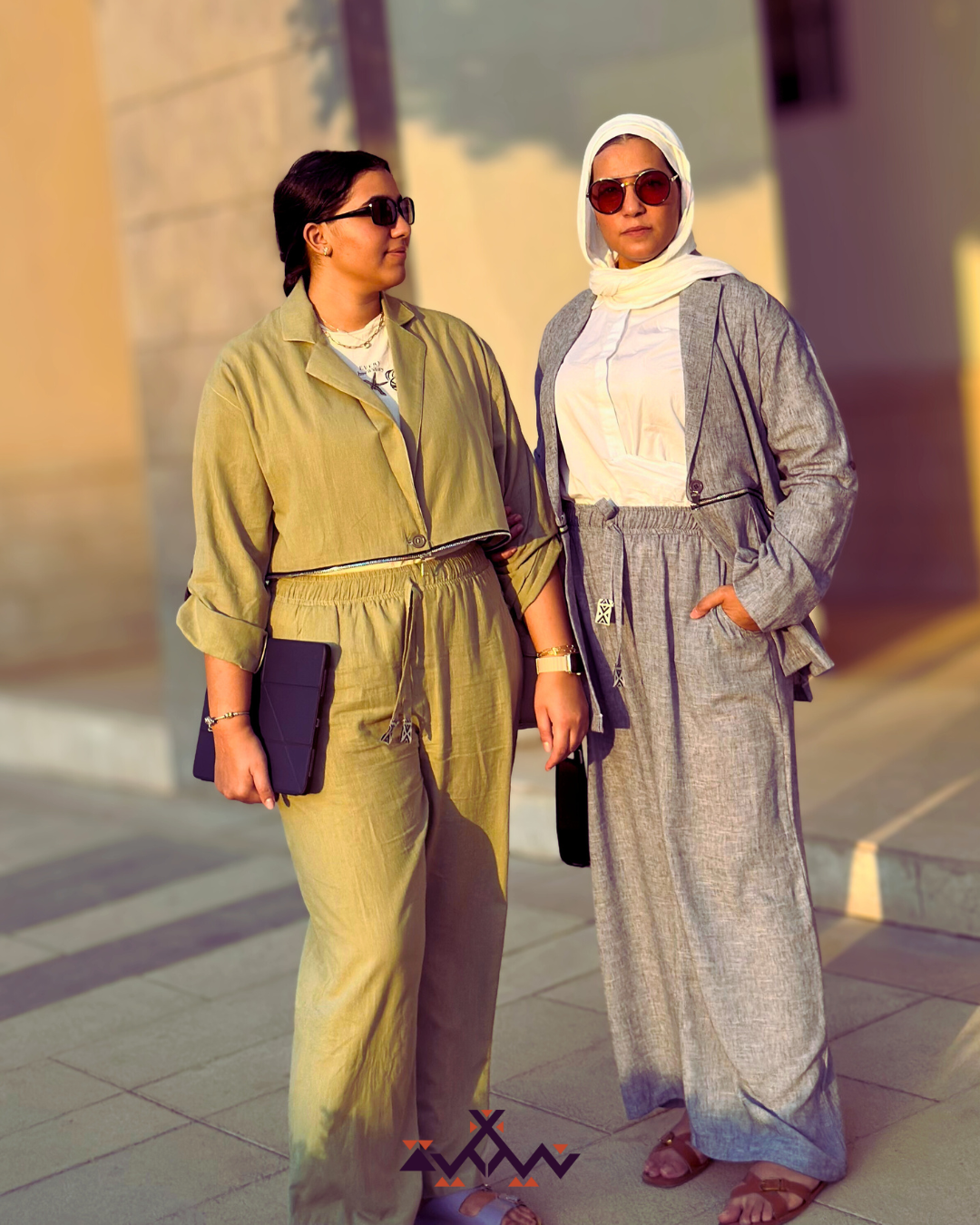Nyllya wide leg linen pants