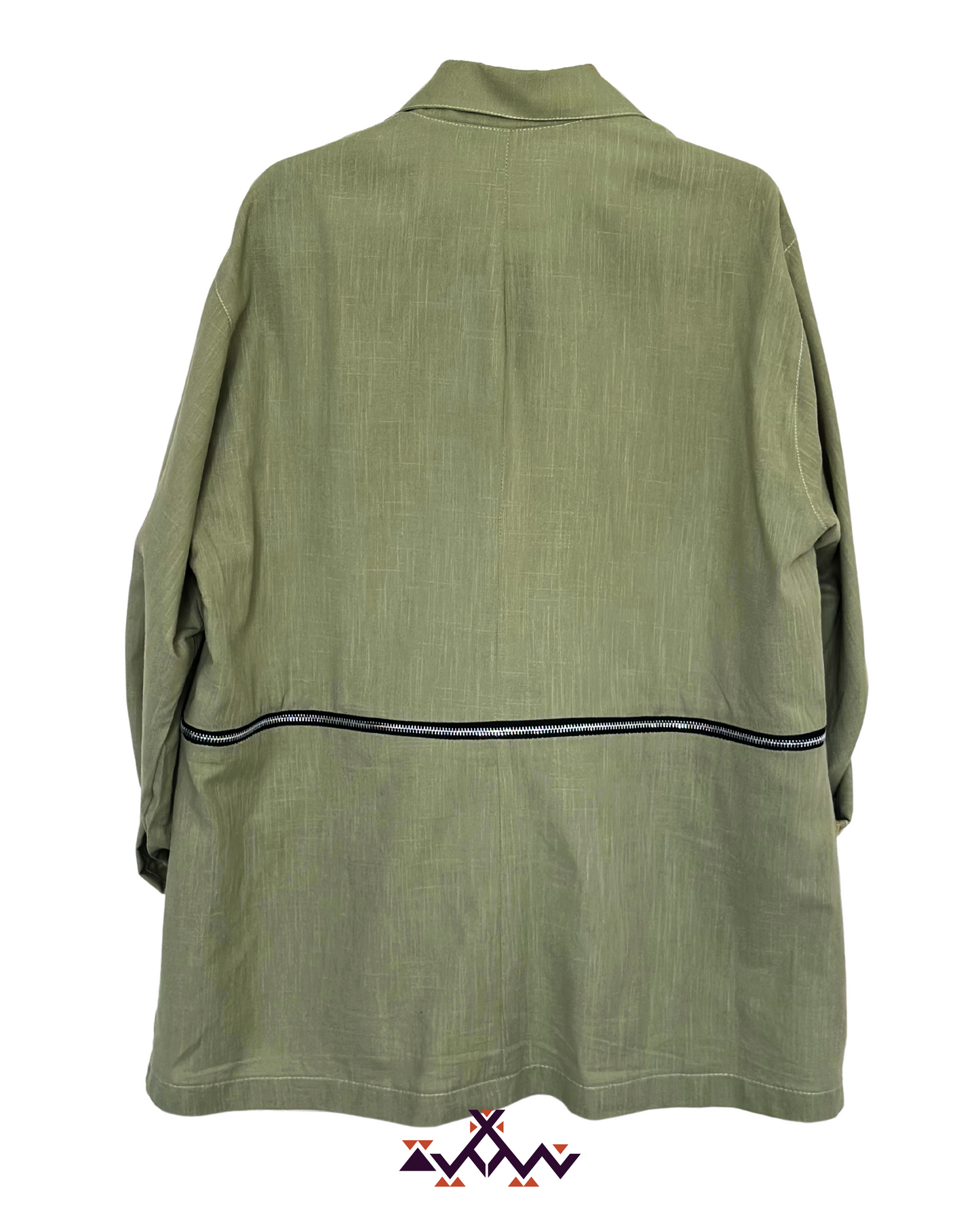 Nyllya Sage whisper Zipper Blazer