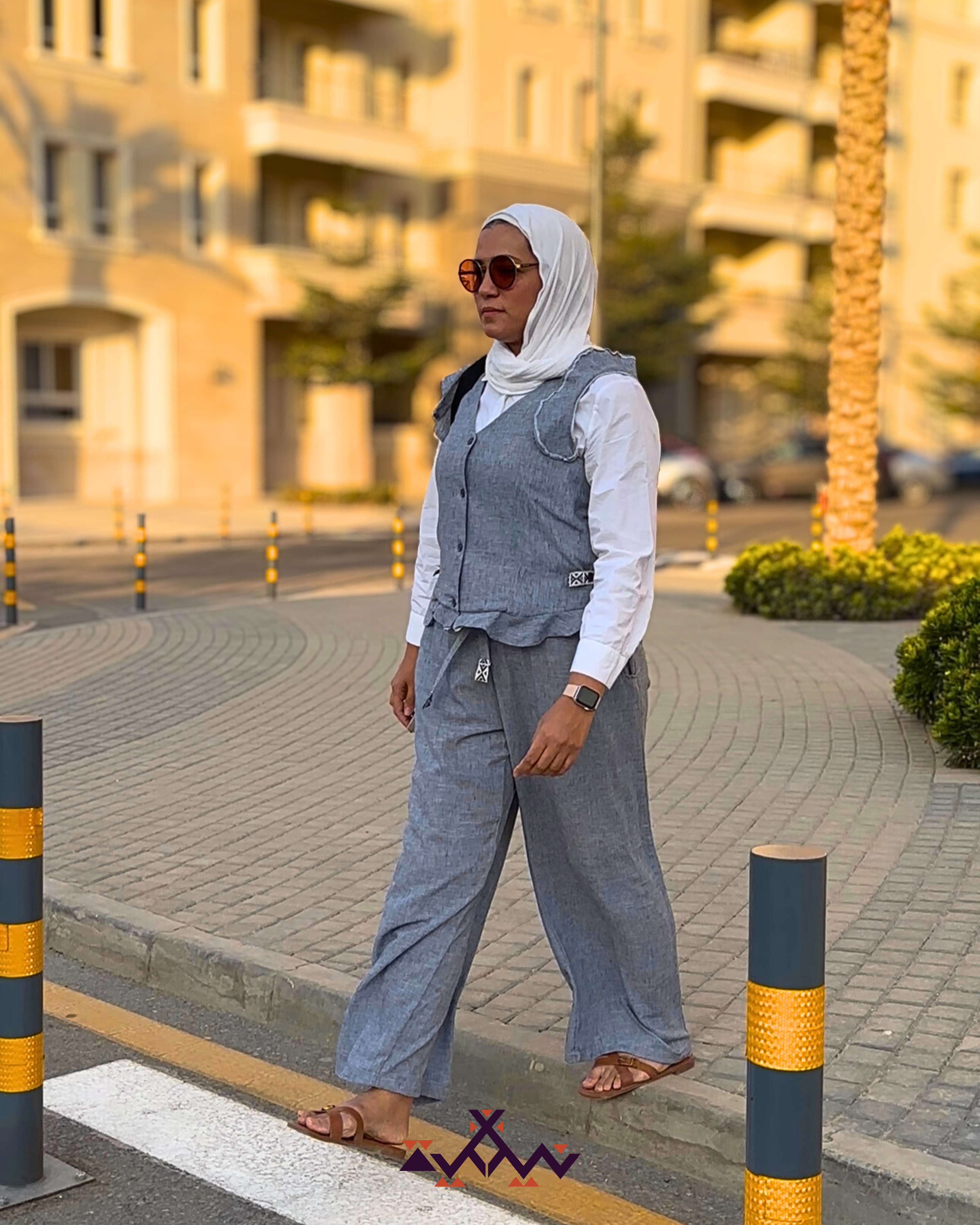 Nyllya Silver Haze waist coat