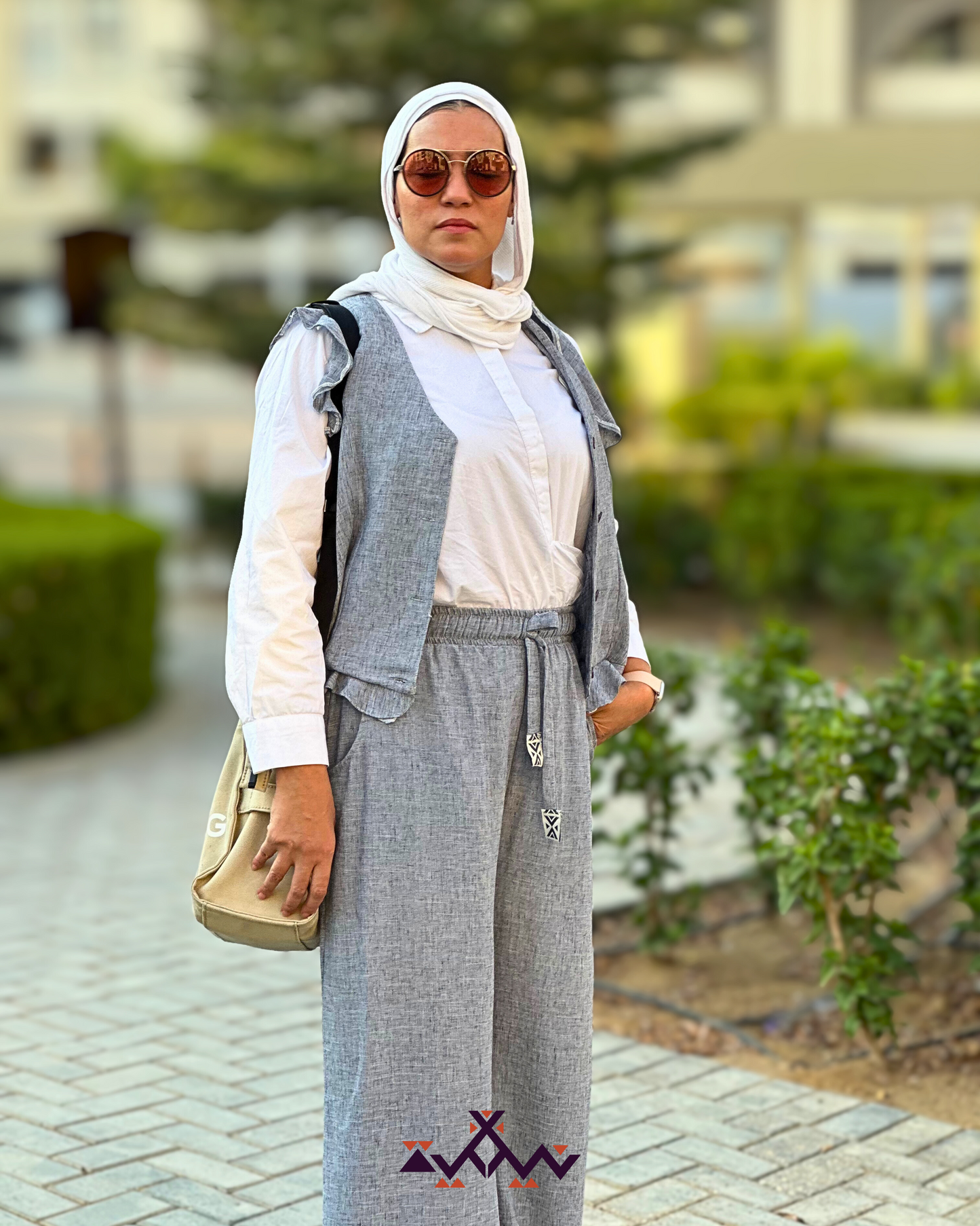 Nyllya Silver Haze waist coat