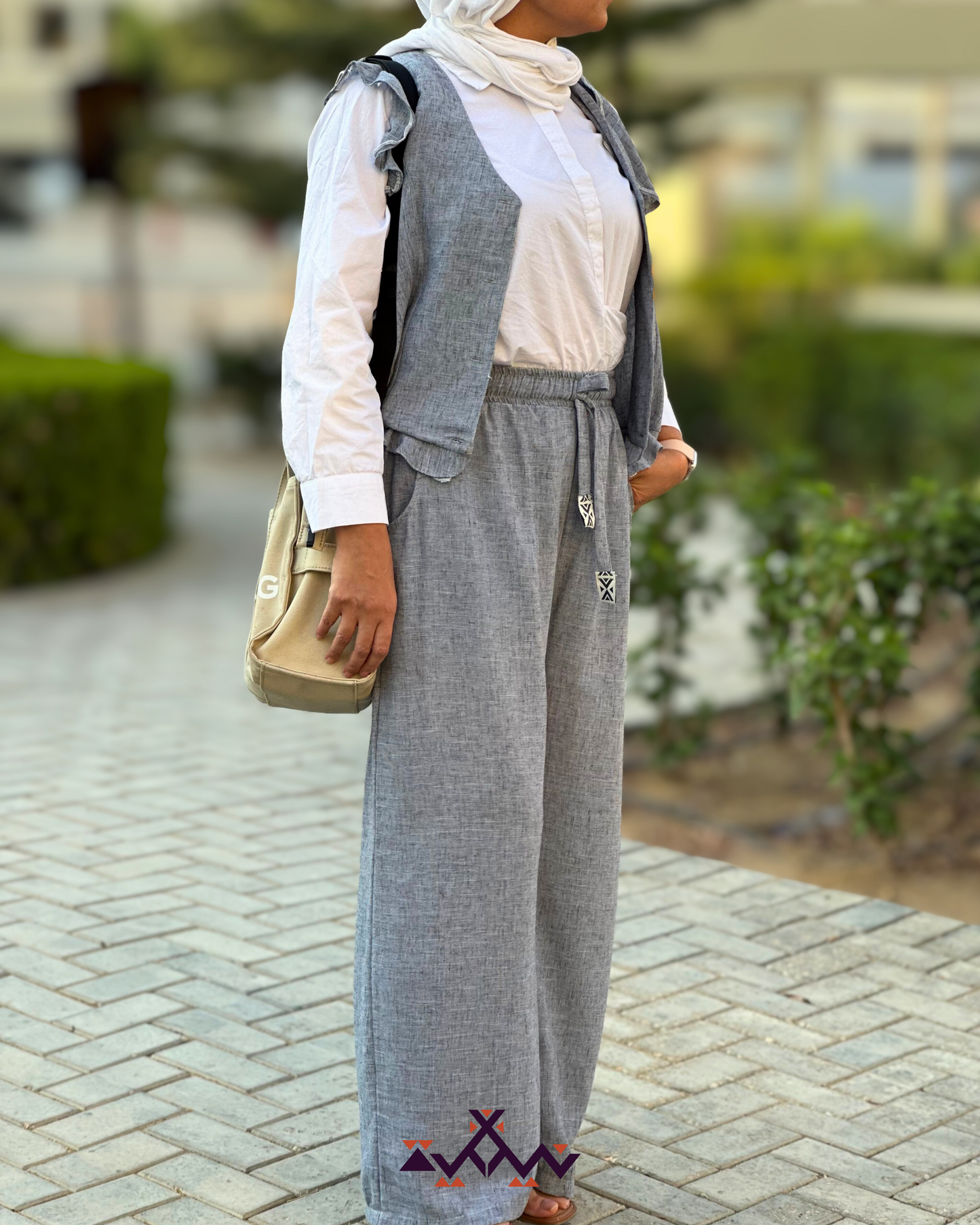 Nyllya Silver Haze waist coat